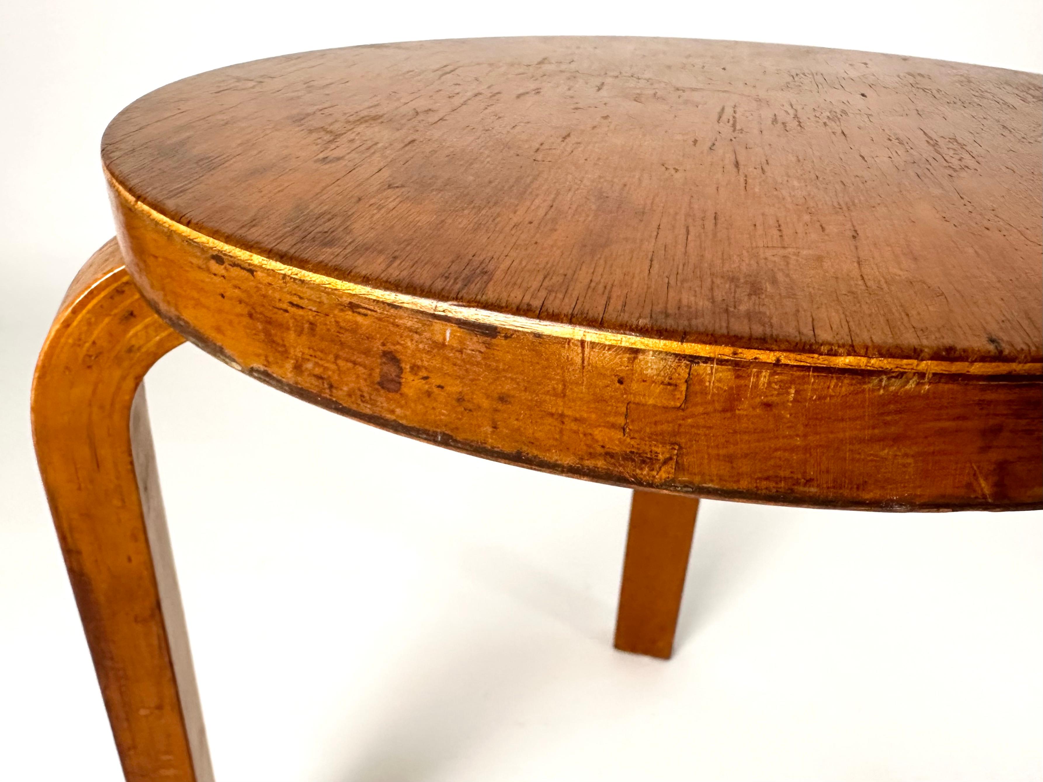 Original 1930s Alvar Aalto stool for Finmar Ltd 2