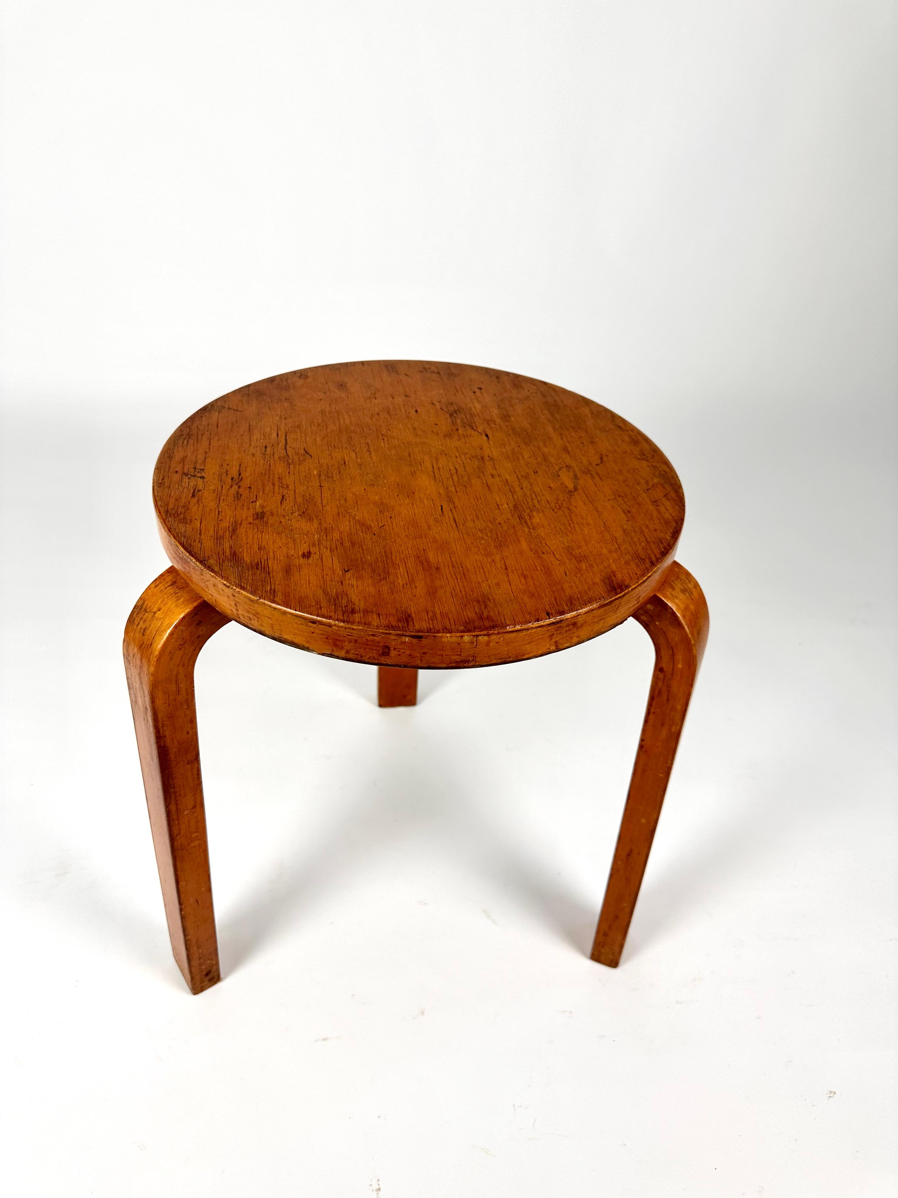 Original 1930s Alvar Aalto stool for Finmar Ltd 3