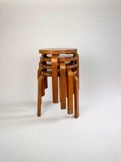 Original 1930s Alvar Aalto stools for Finmar Ltd