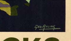 Original 1930s British Rail Poster for Travel to the Matlocks by Ayling