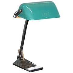 Original 1930er Erpe Belgien Industrie Fabrik Lampe vollständig gewartet und restauriert