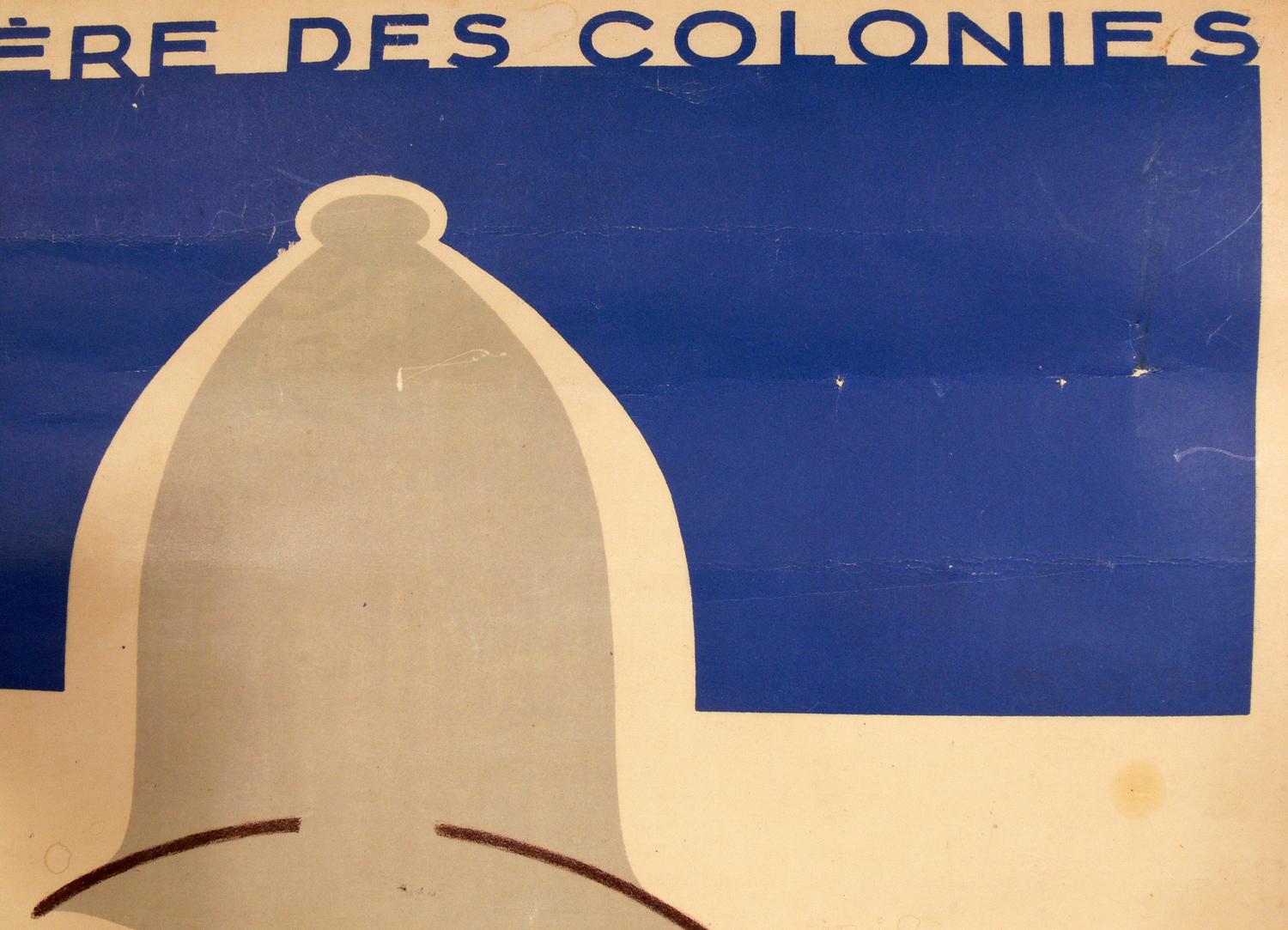 Original 1930s French Art Deco Poster by Fabrice Mory In Good Condition For Sale In Atlanta, GA