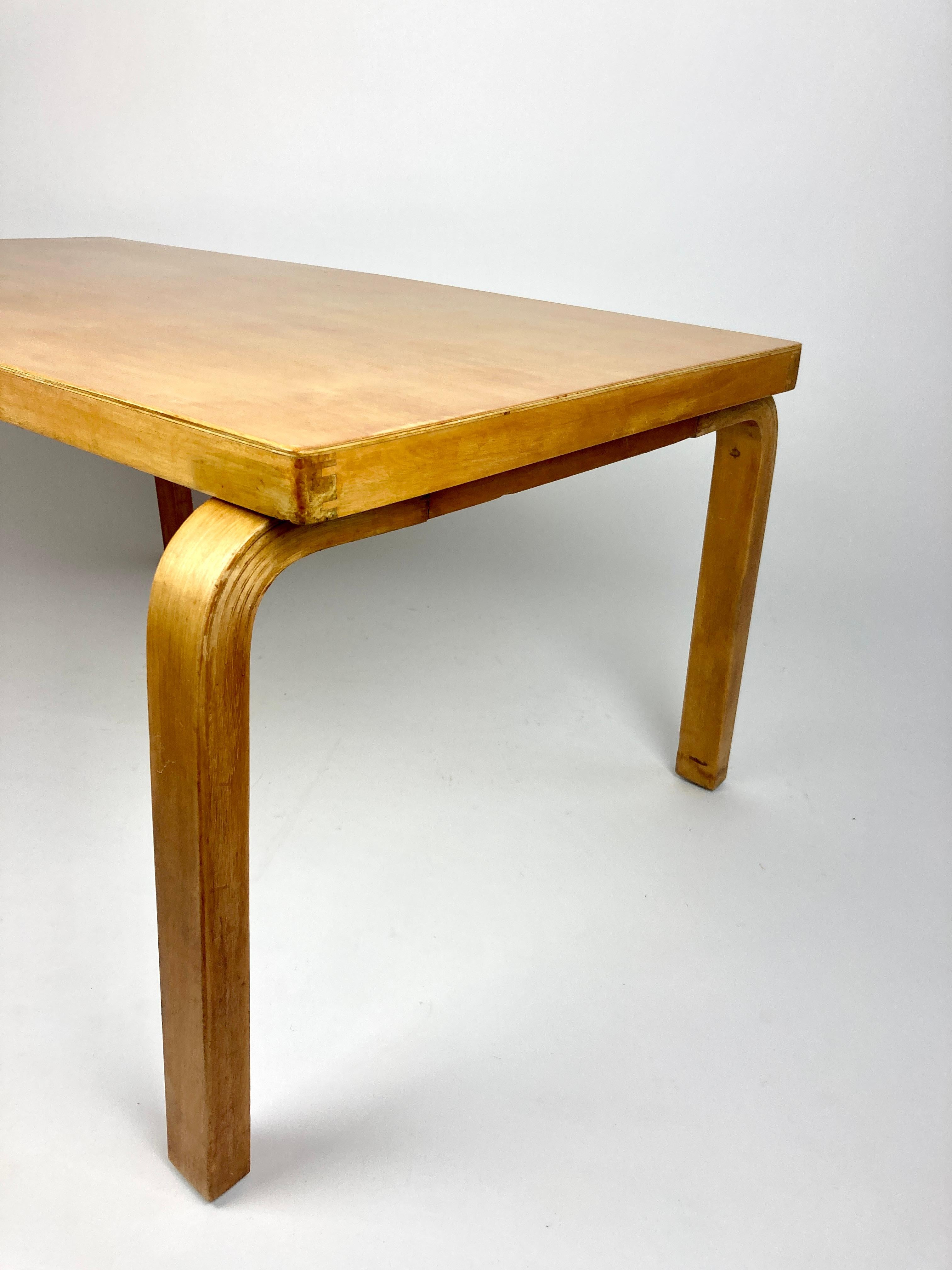 1930s low rectangular coffee table by Alvar Aalto for Finmar / P E Gane 5