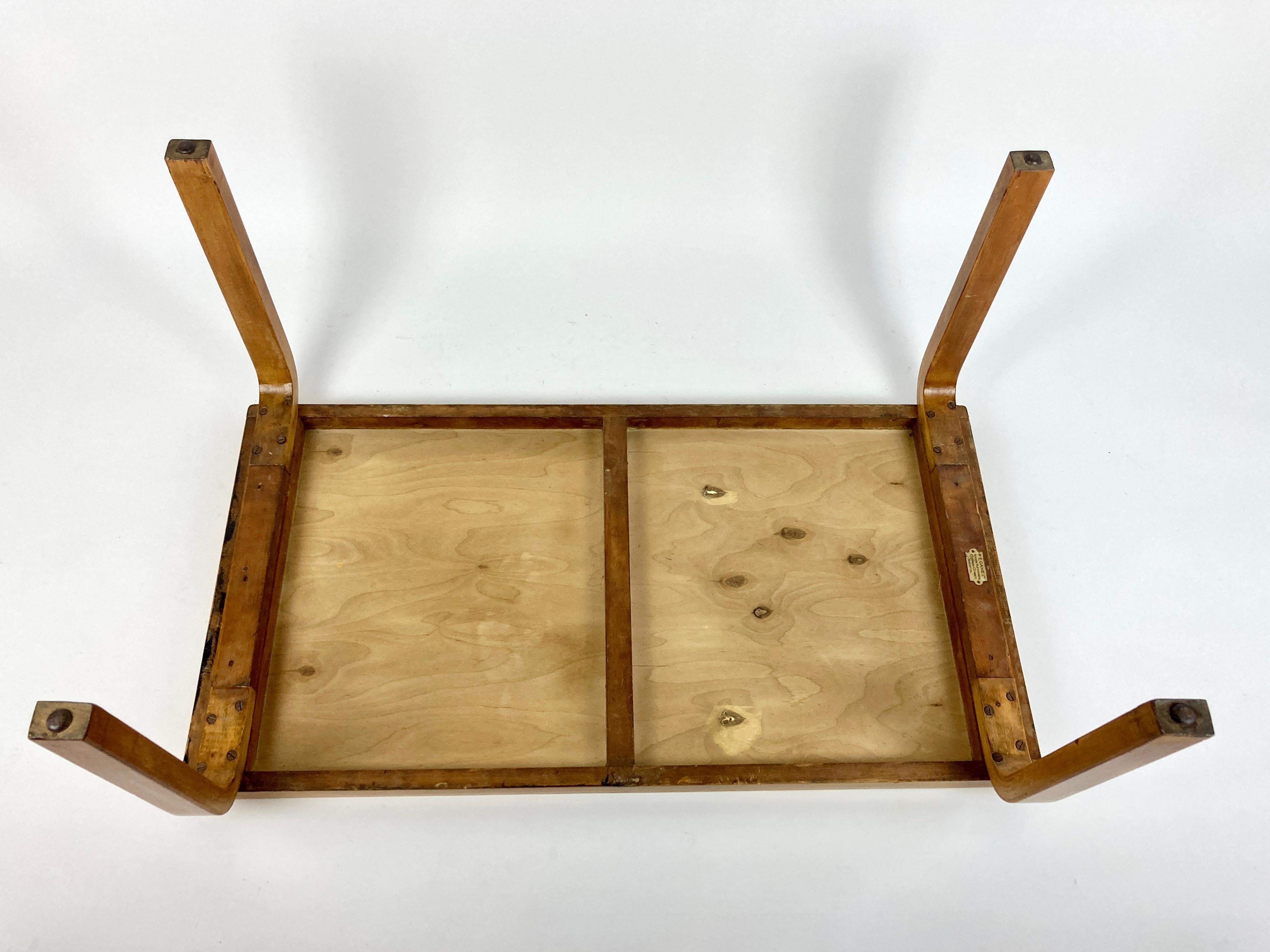 1930s low rectangular coffee table by Alvar Aalto for Finmar / P E Gane 6