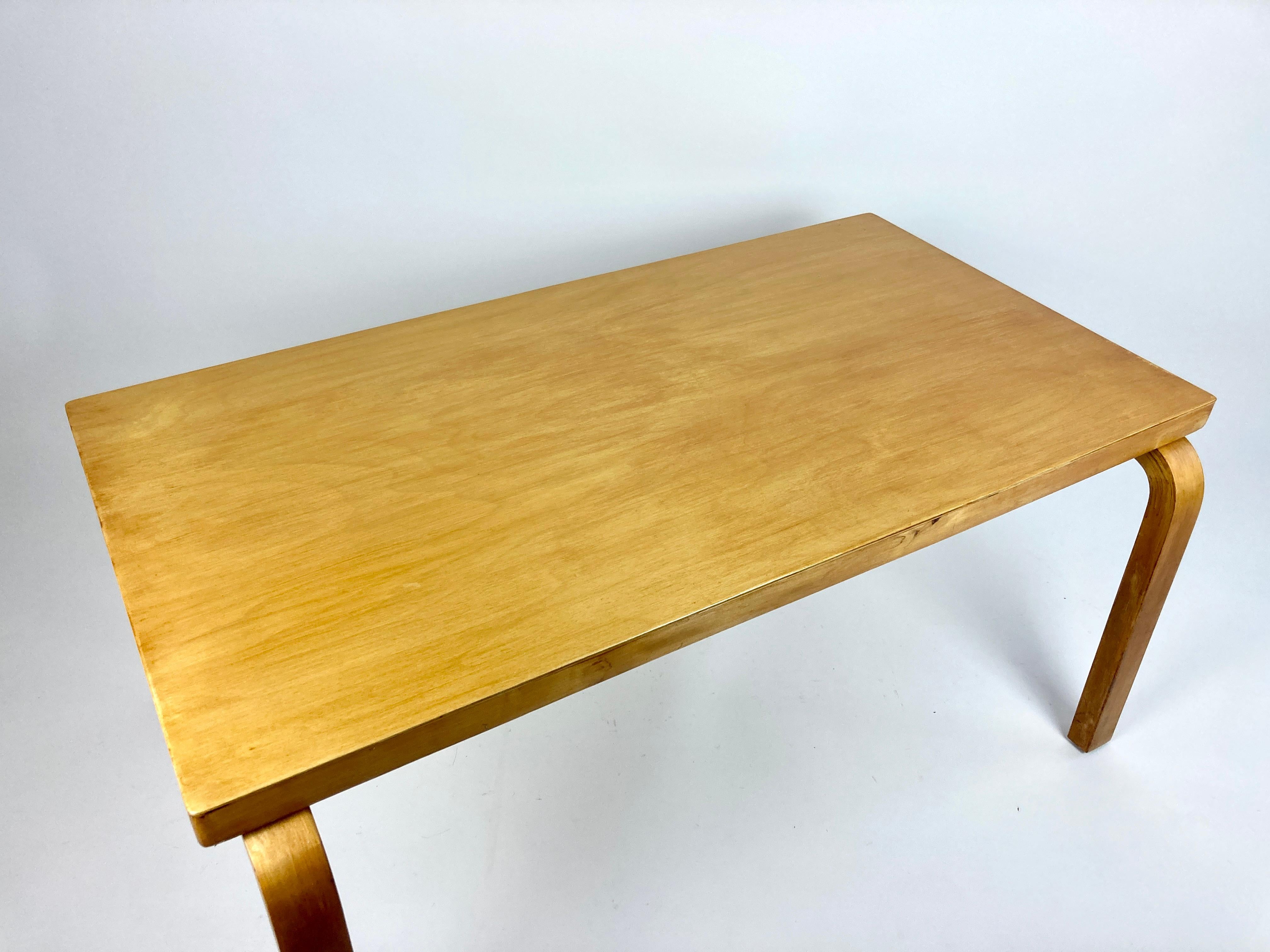 1930s low rectangular coffee table by Alvar Aalto for Finmar / P E Gane 2