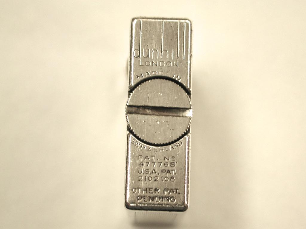 Mid-20th Century Original 1930s Silver Plated Dunhill Cigarette Lighter, Made in Switzerland