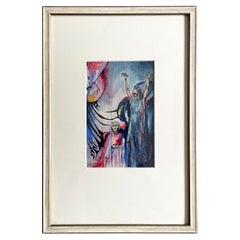 Original 1936 European Dutch Expressionist Signed Painting