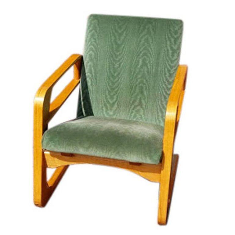 Américain Paire de chaises The Airline de Kem Weber pour Walt Disney, 1938 en vente