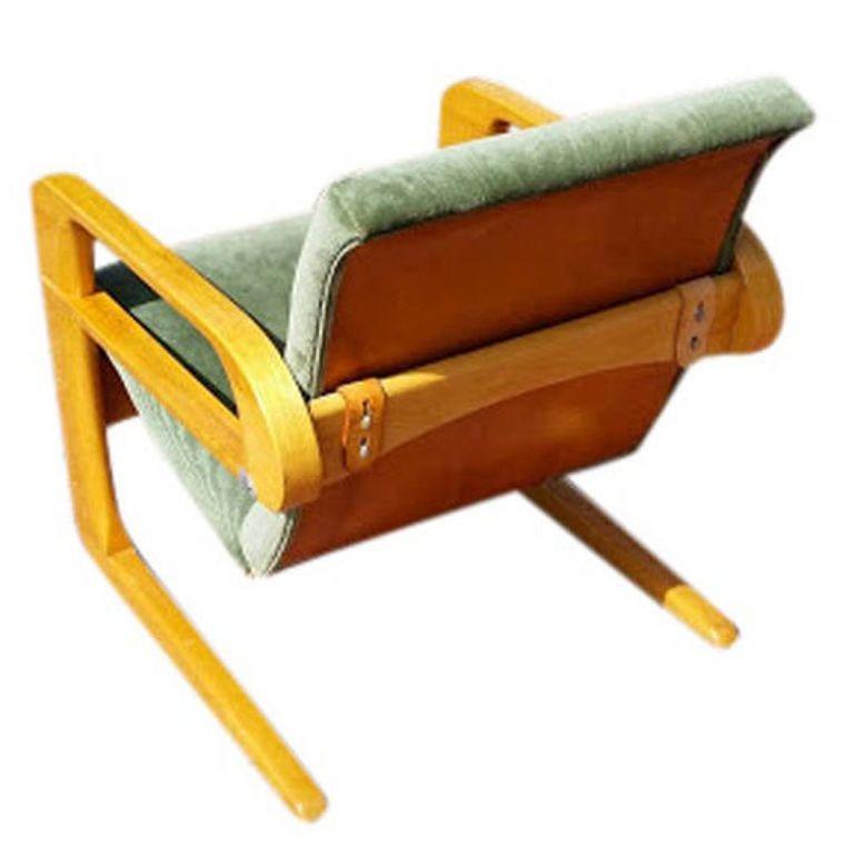 Paire de chaises The Airline de Kem Weber pour Walt Disney, 1938 Excellent état - En vente à Van Nuys, CA