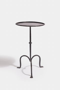 Original 1940s French Wrought Iron Martini Table