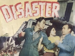 Original 1948 Disaster Movie Poster Paramount Studio