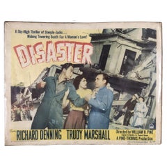 Original 1948 Disaster Movie Poster Paramount Studio