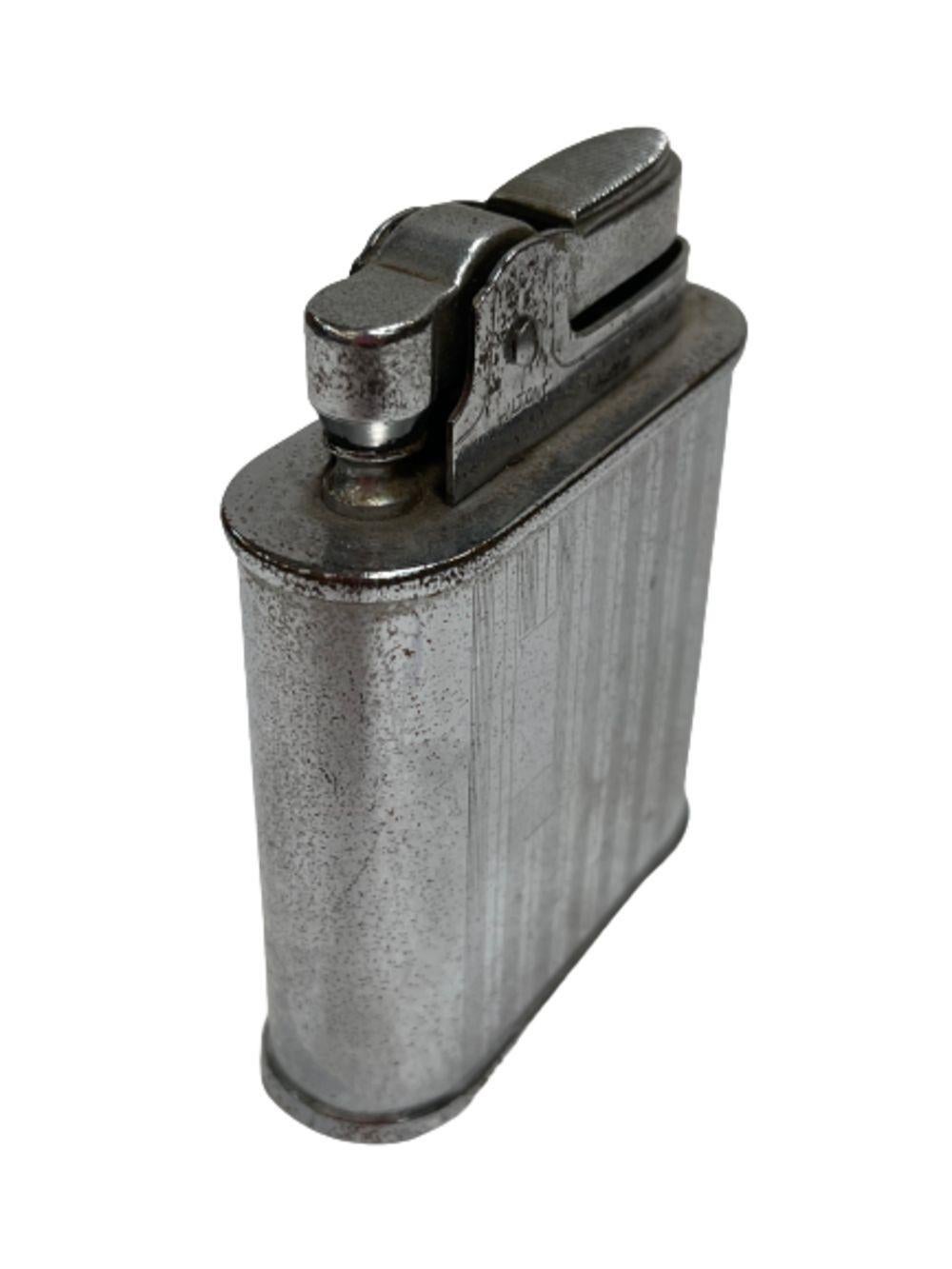 Mid-20th Century Original 1950 Stripped Table Lighter by Hilton For Sale