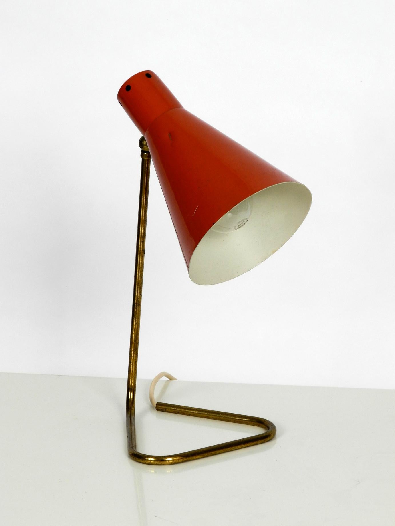 Original 1950s Brass Table Lamp, Made in Italy 3