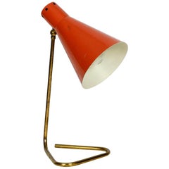 Original 1950s Brass Table Lamp, Made in Italy