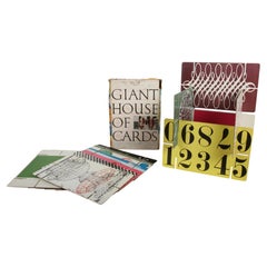 Original 1950s Charles & Ray Eames "Giant House of Cards" Complete Set in Box