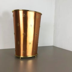 Original 1950s Copper Umbrella Stand by Vereinigte Werkstätten München, Germany