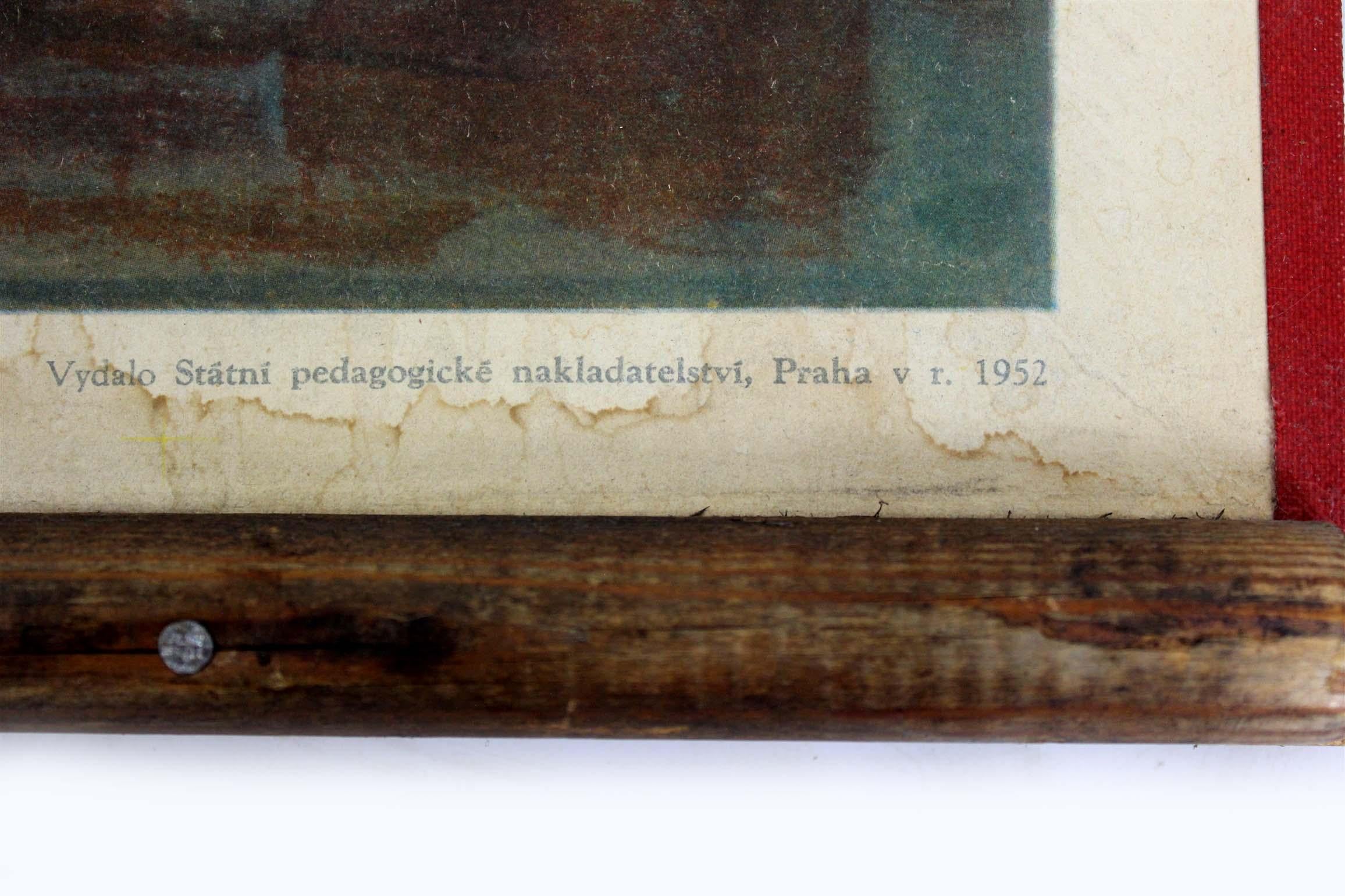 Industriale Poster industriale di propaganda ceca originale degli anni '50 di Frantisek Bilek in vendita