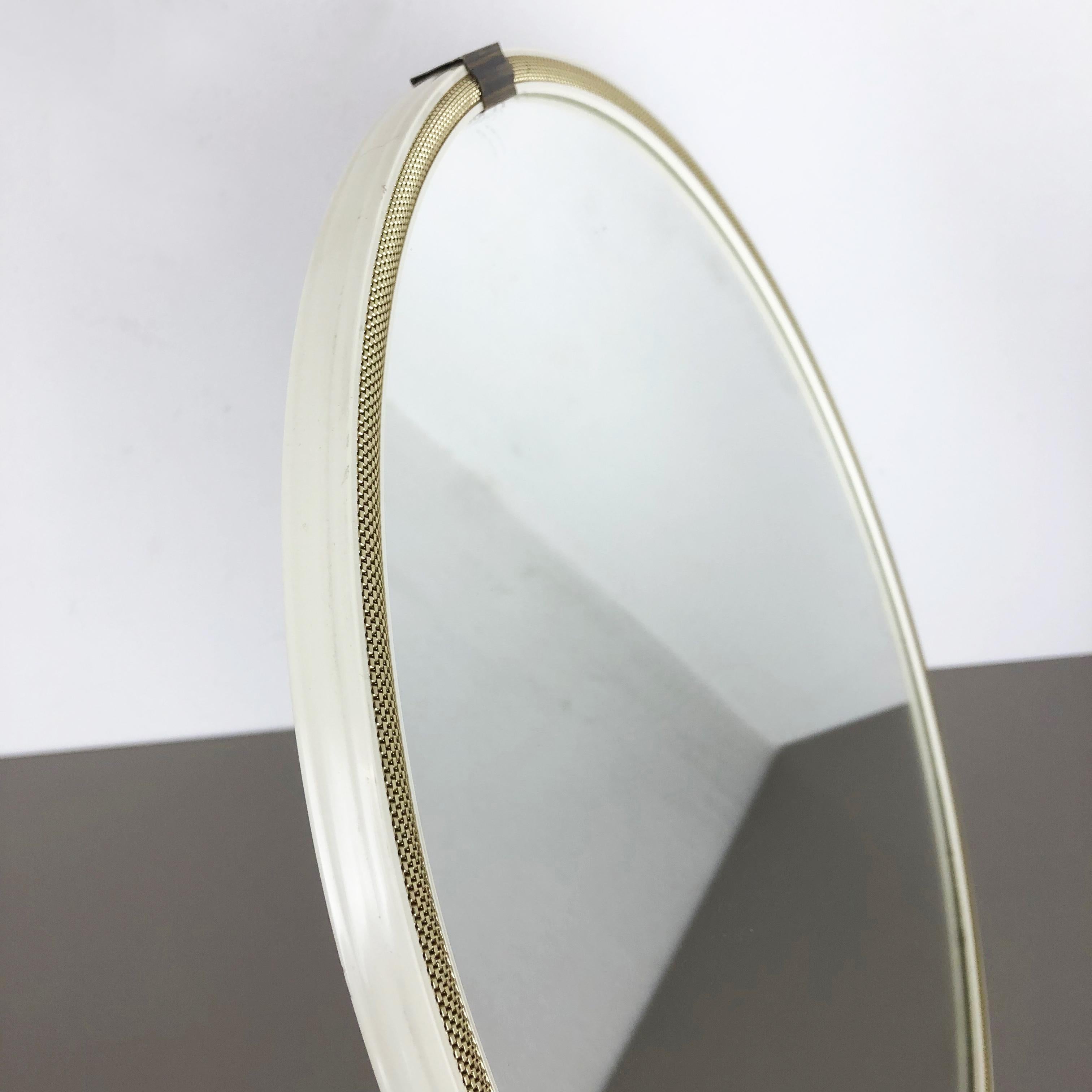 Original 1950s German Modernist Table Mirror Vereinigte Werkstätten Attributed 7