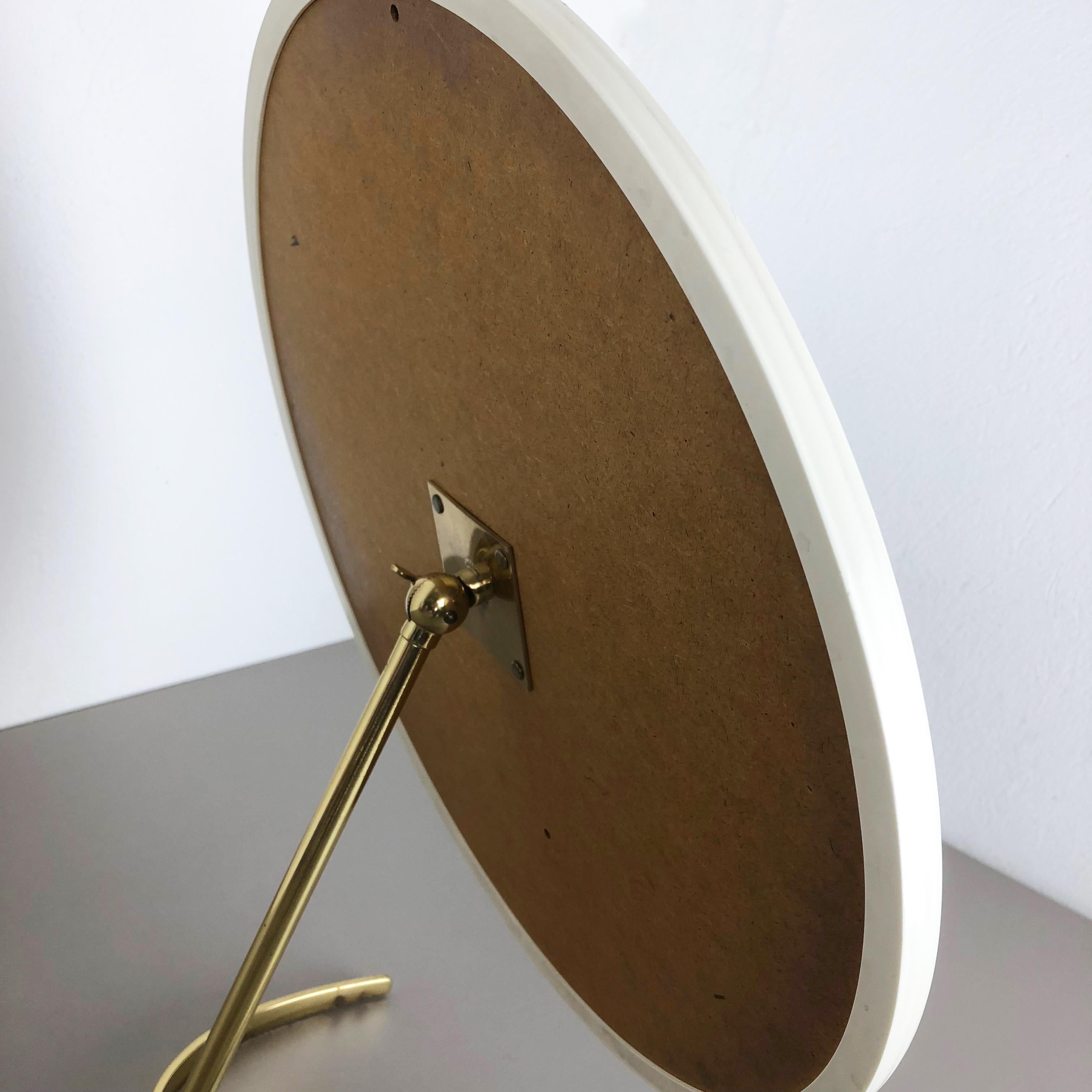 Original 1950s German Modernist Table Mirror Vereinigte Werkstätten Attributed 8