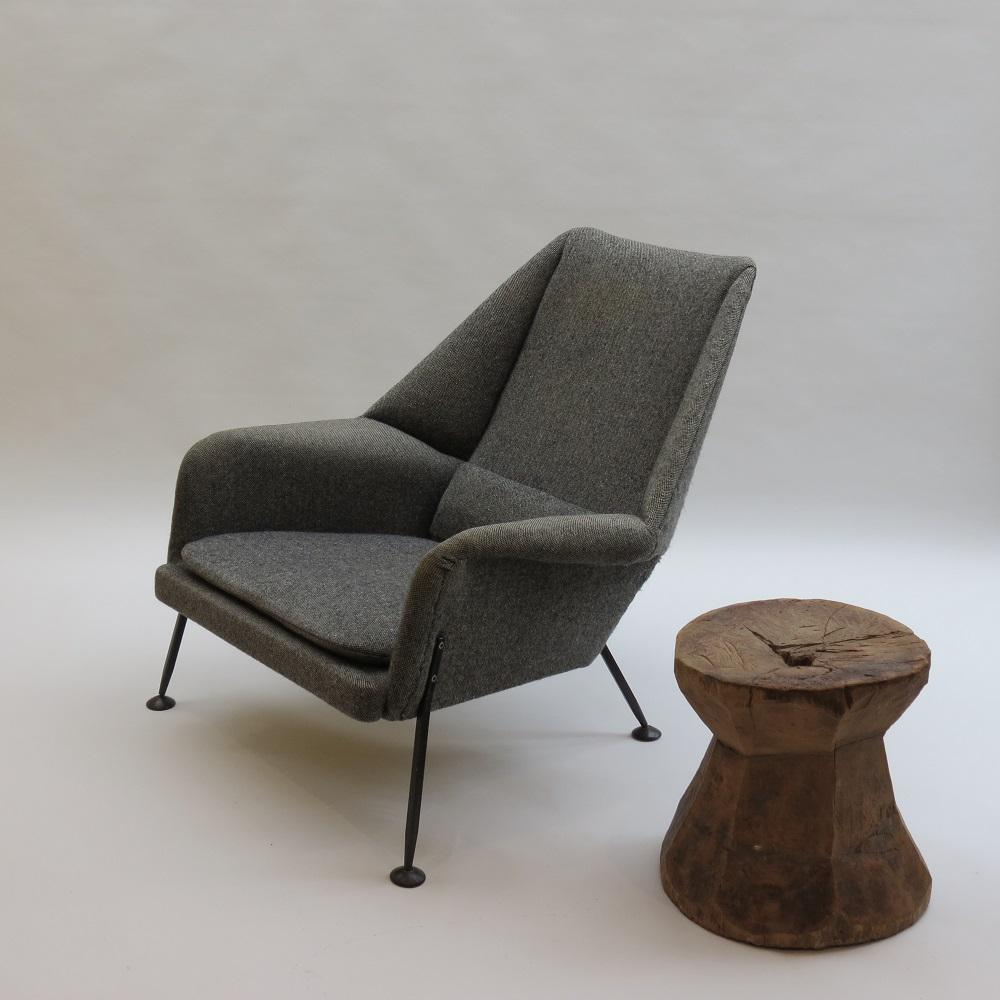 English Original 1950s Heron Chair by Ernest Race Midcentury Modern chair For Sale