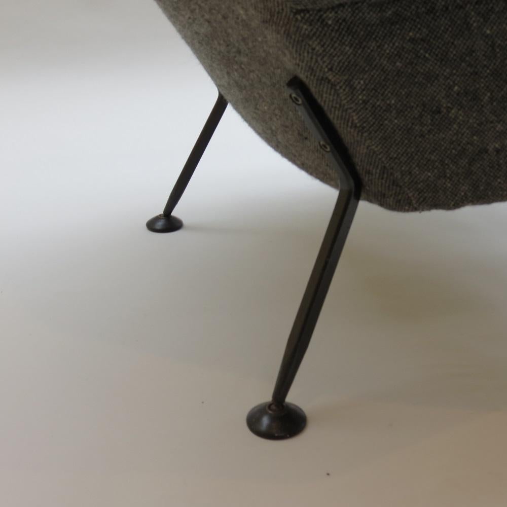 Steel Original 1950s Heron Chair by Ernest Race Midcentury Modern chair For Sale