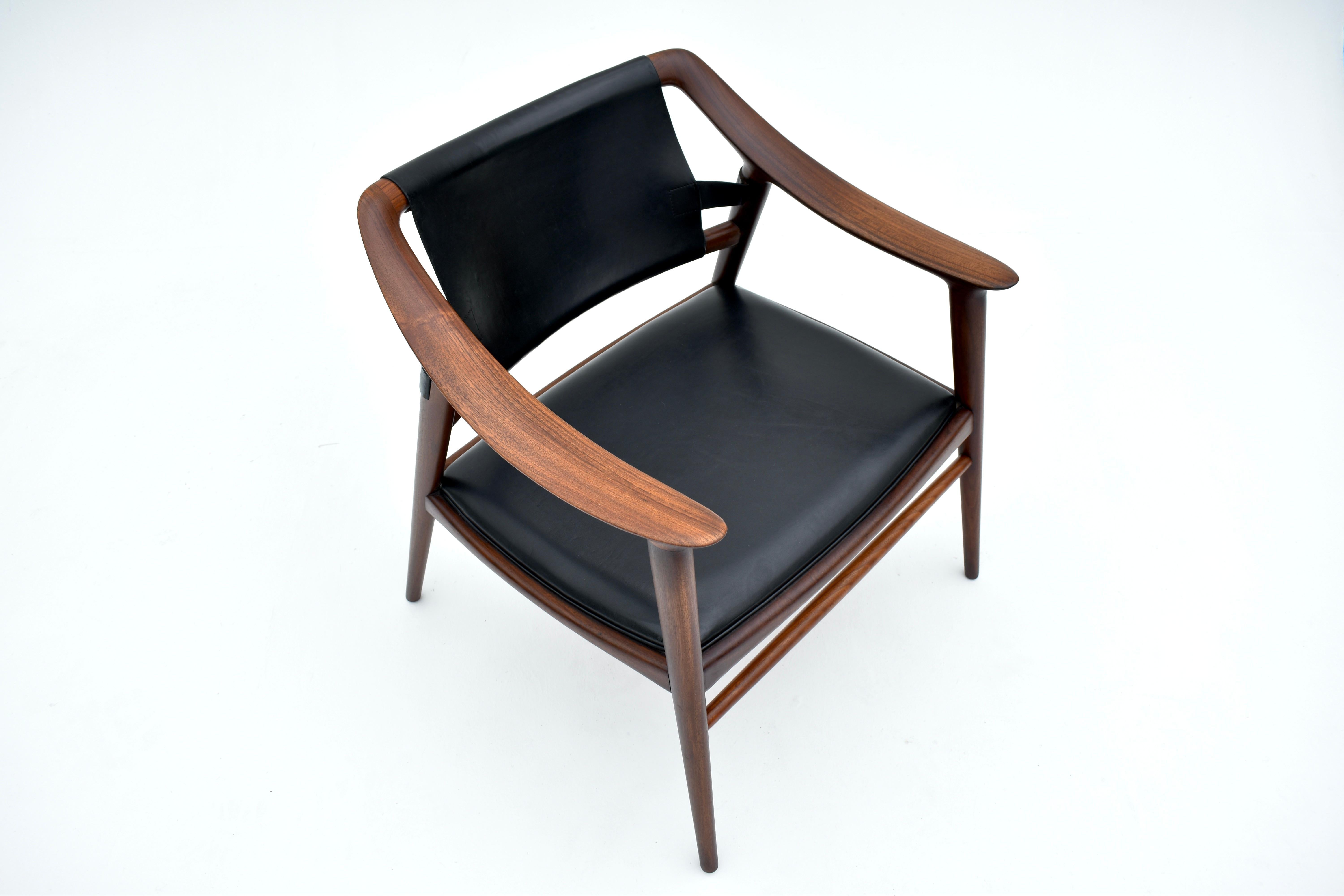 Original 1950s Rastad & Relling Bambi Lounge Chair For Gustav Bahus, Norway 8
