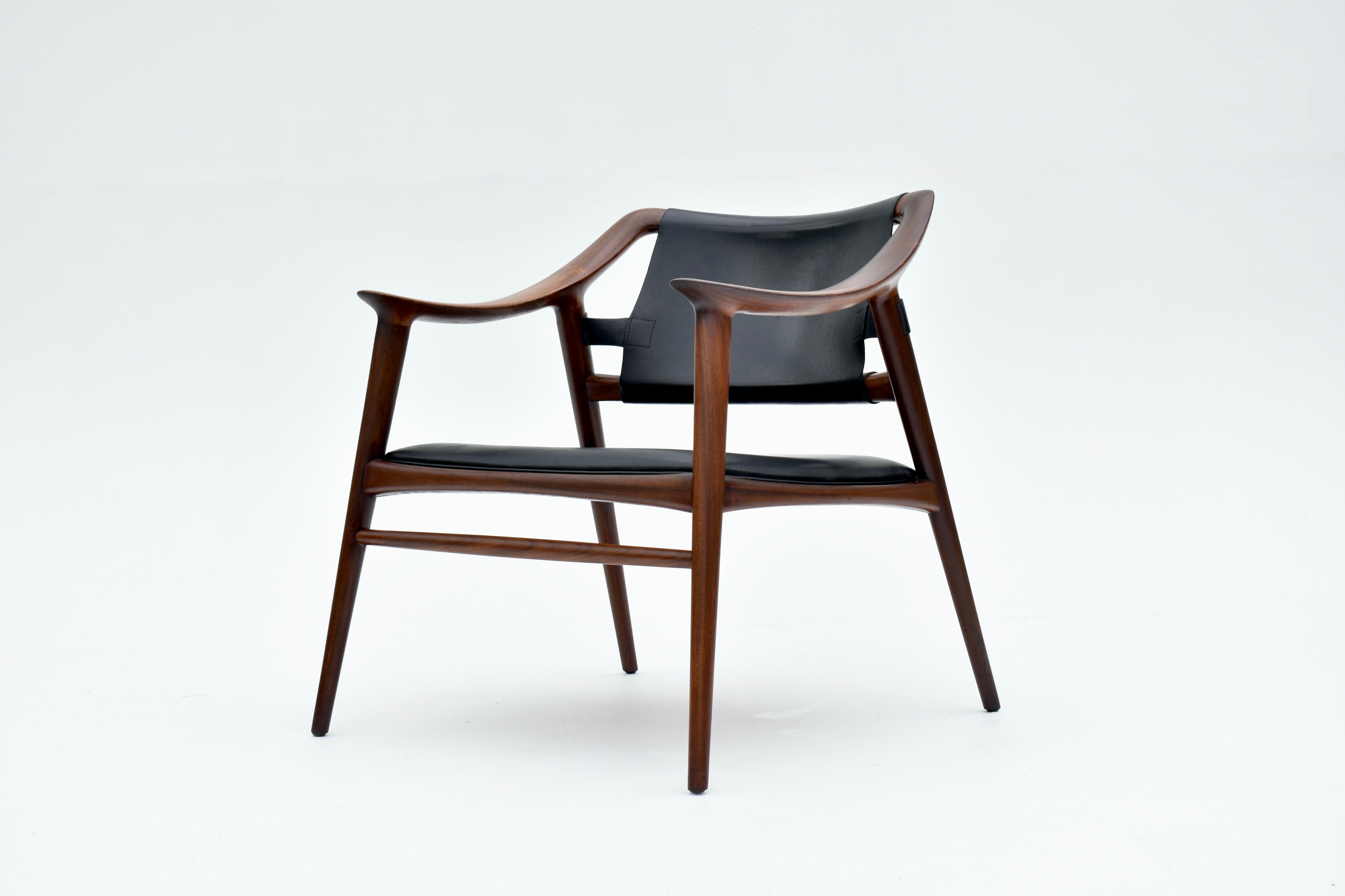 Original 1950s Rastad & Relling Bambi Lounge Chair For Gustav Bahus, Norway In Good Condition In Shepperton, Surrey
