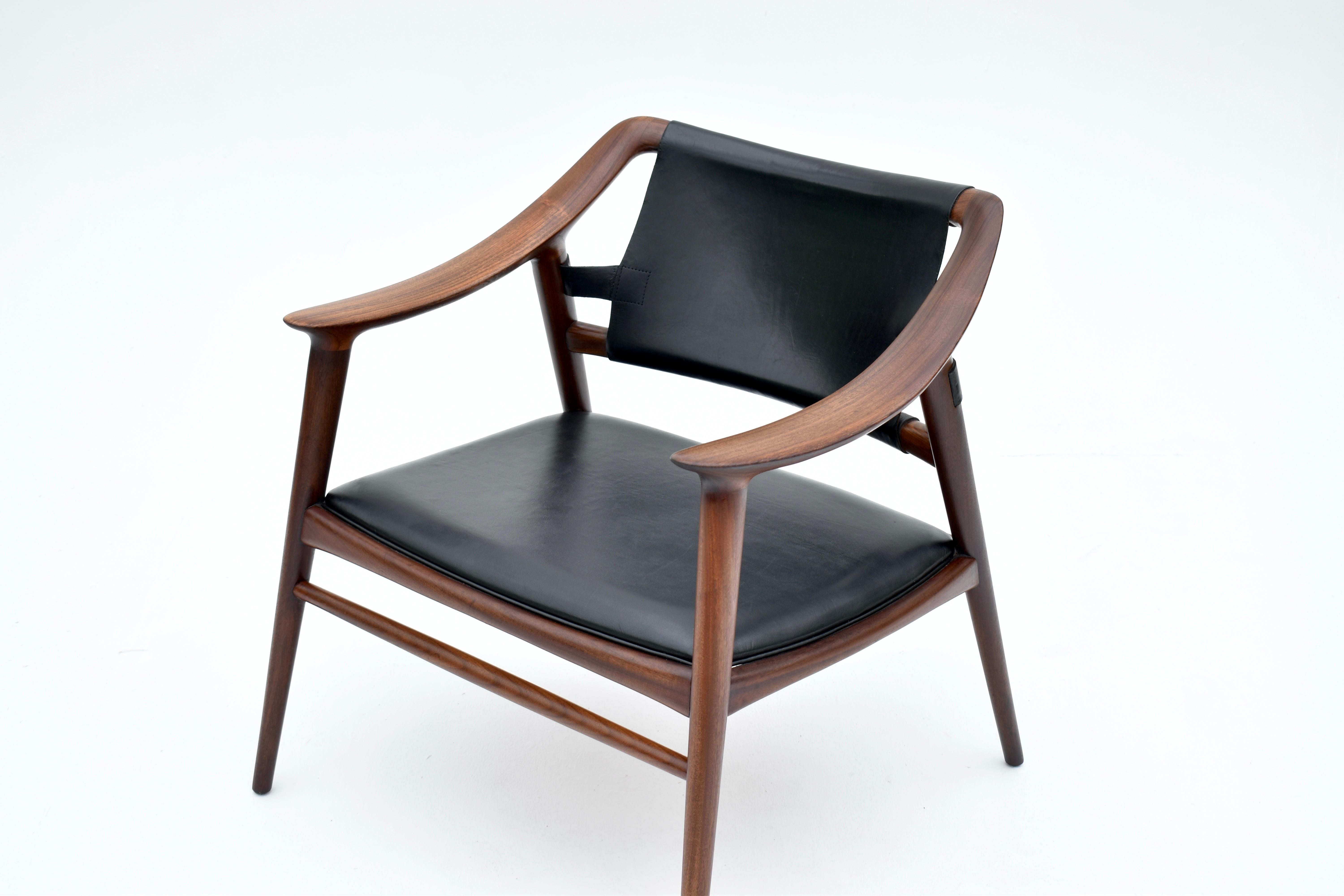Mid-20th Century Original 1950s Rastad & Relling Bambi Lounge Chair For Gustav Bahus, Norway