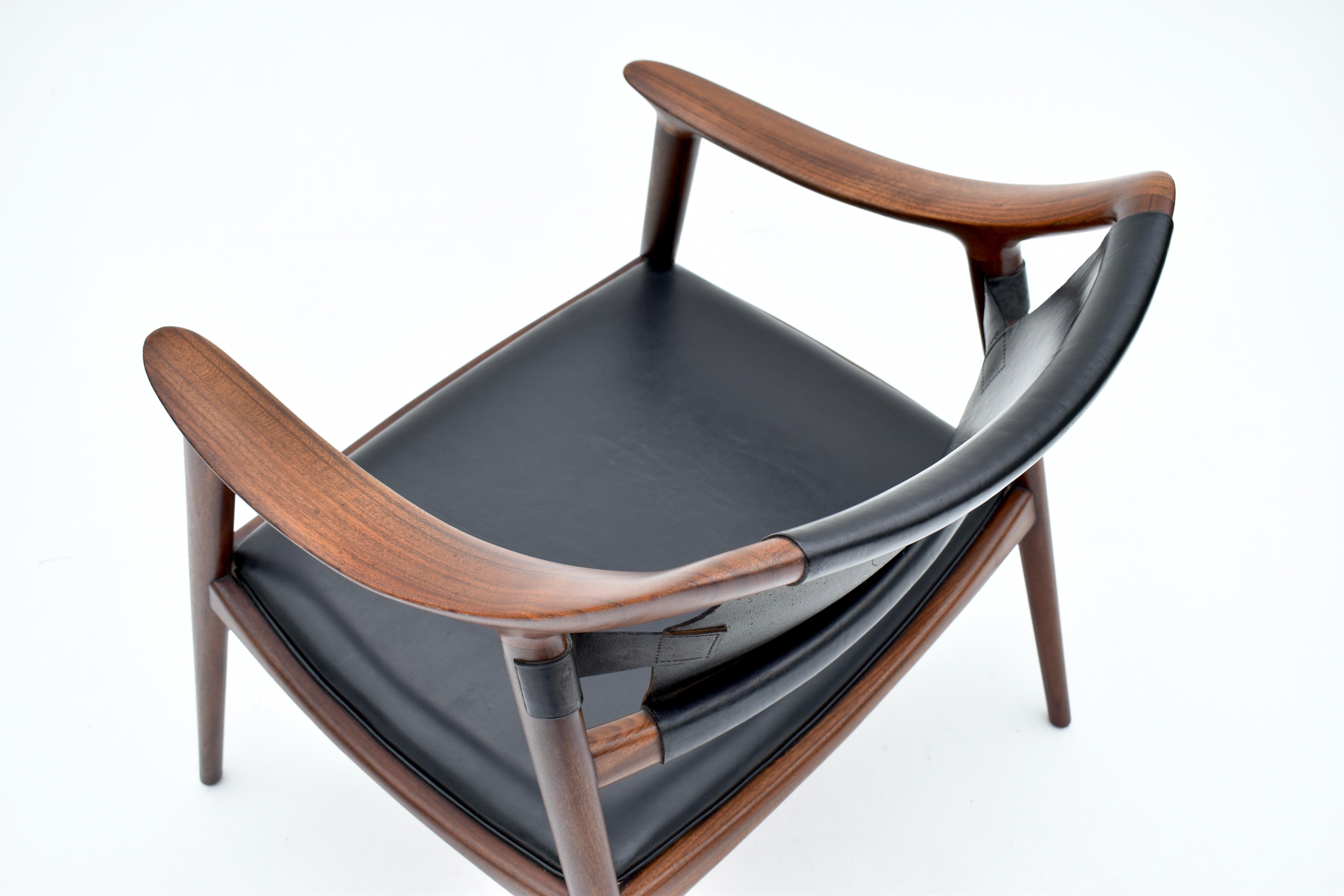 Original 1950s Rastad & Relling Bambi Lounge Chair For Gustav Bahus, Norway 1