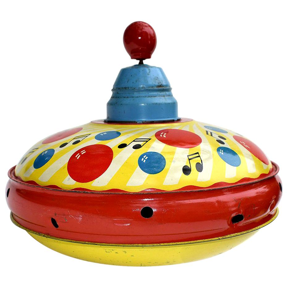 Original 1950s Spinning Top Toy by Triang