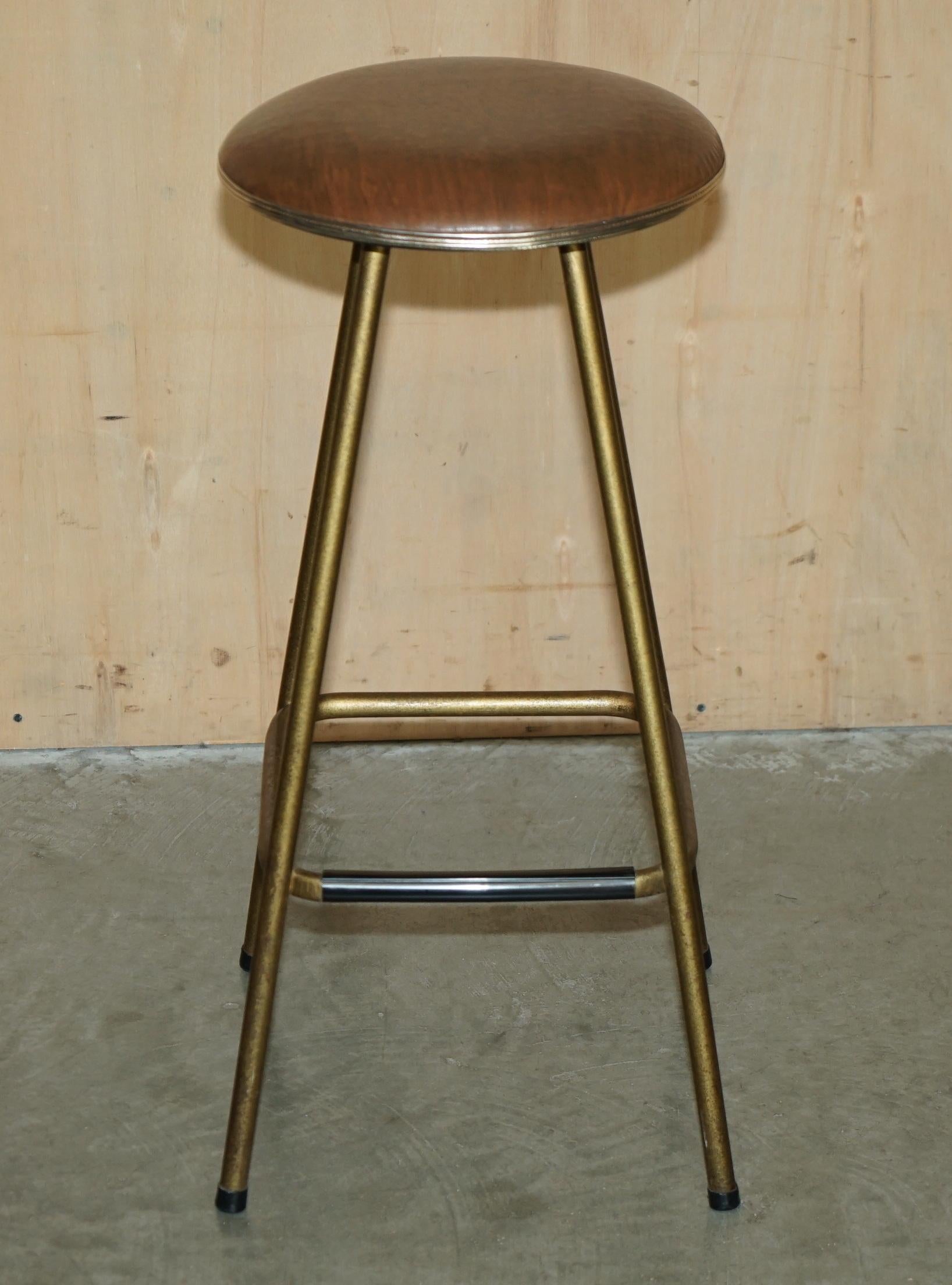 ORIGINAL 1950's UMBERTO MASCAGNI BOLOGNA ITALIAN HOME COCKTAIL BOAT BAR & STOOL en venta 10