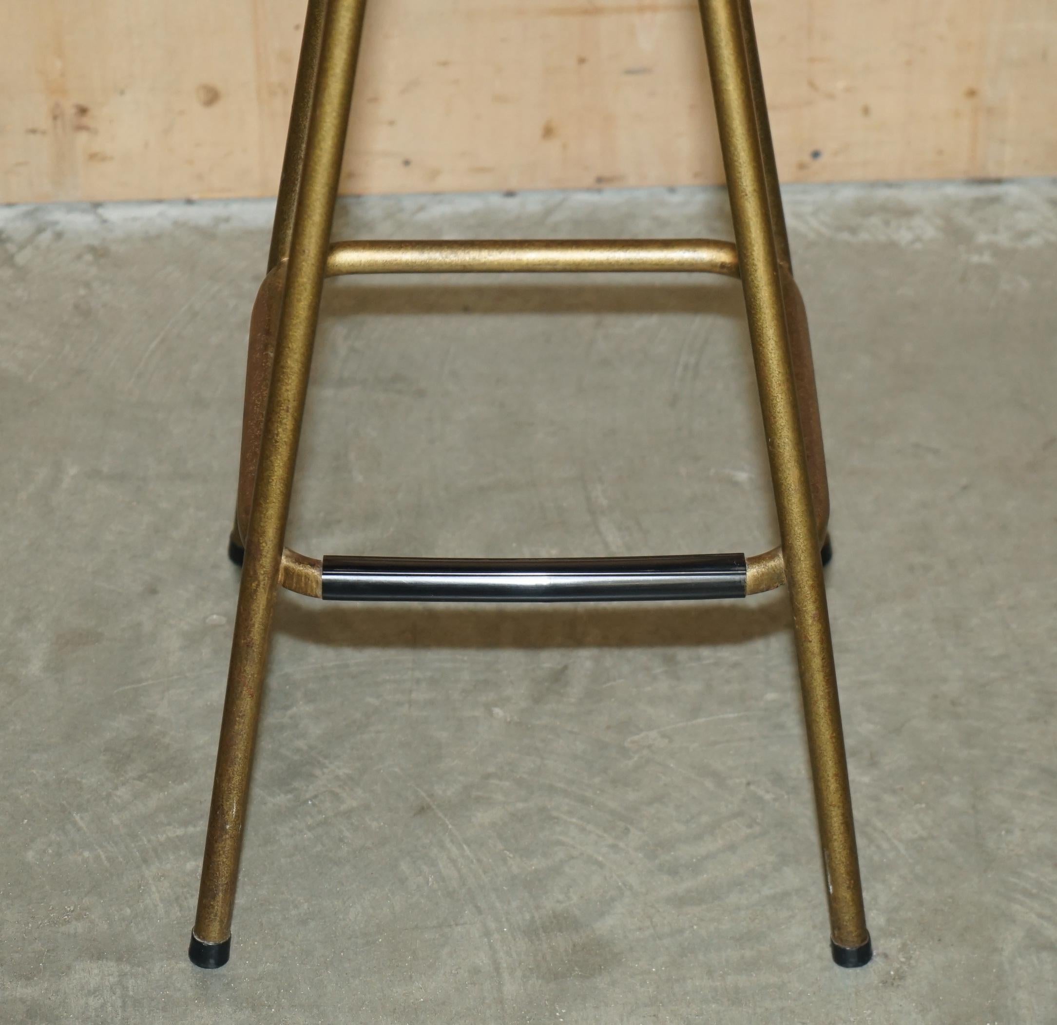 ORIGINAL 1950's UMBERTO MASCAGNI BOLOGNA ITALIAN HOME COCKTAIL BOAT BAR & STOOL en venta 11