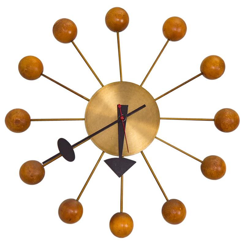 Original 1950s Vintage George Nelson Ball Clock