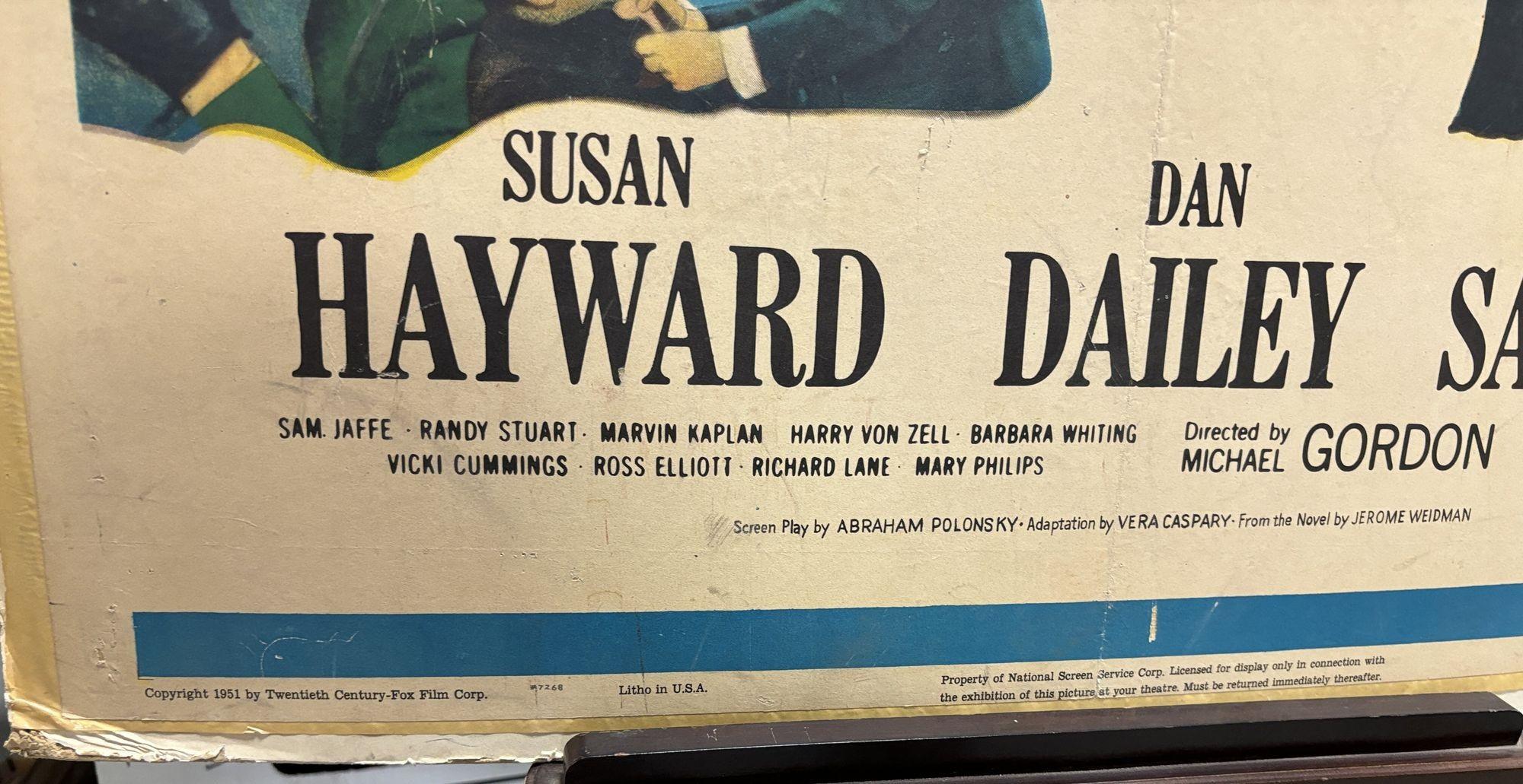 Original 1951 This Is My Affair, 