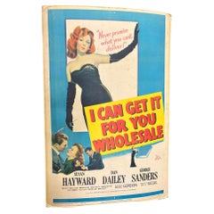 Cartel de cine original de 1951 "Este es mi asunto", "Puedo conseguirlo al por mayor".