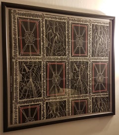 Original 1955 Palladio Wallpaper Sample 'Tanglewood'
