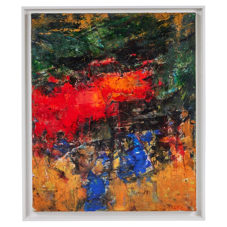 Original, 1959 Abstract Oil Painting