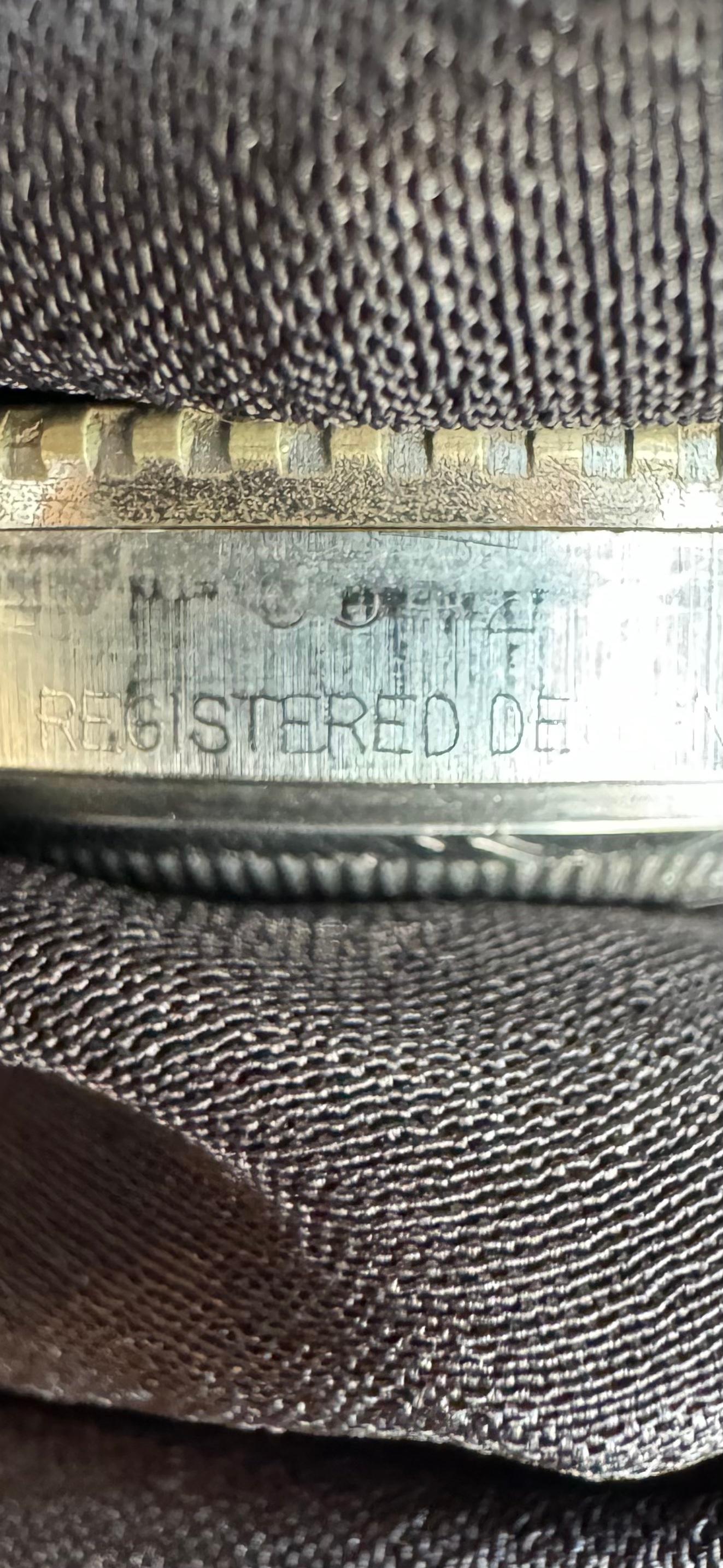 Original 1959 Rolex Ref 6542 Steel GMT Master Watch Tropical Dial Bakelite Bezel For Sale 6