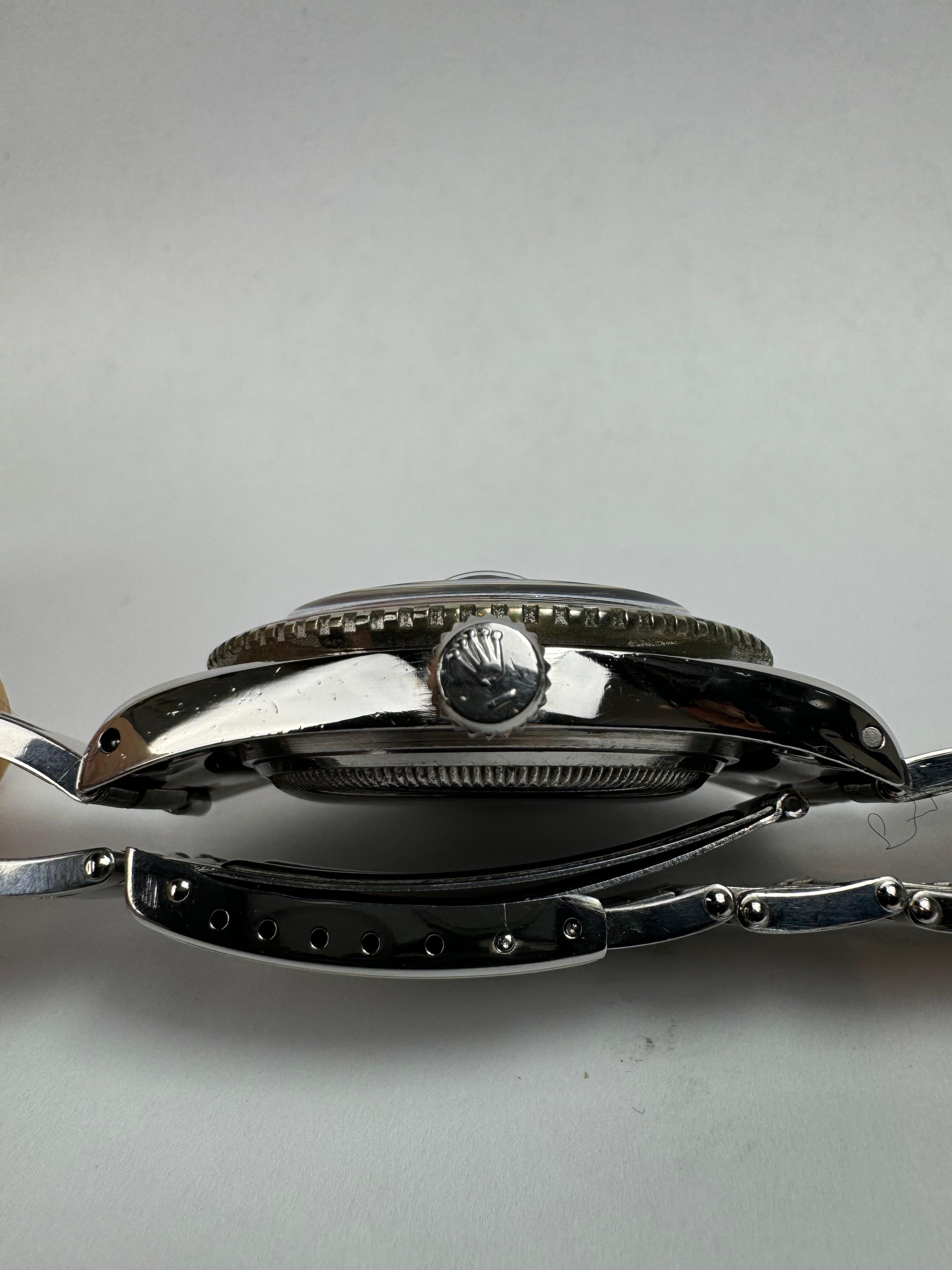 Original 1959 Rolex Ref 6542 Steel GMT Master Watch Tropical Dial Bakelite Bezel For Sale 11