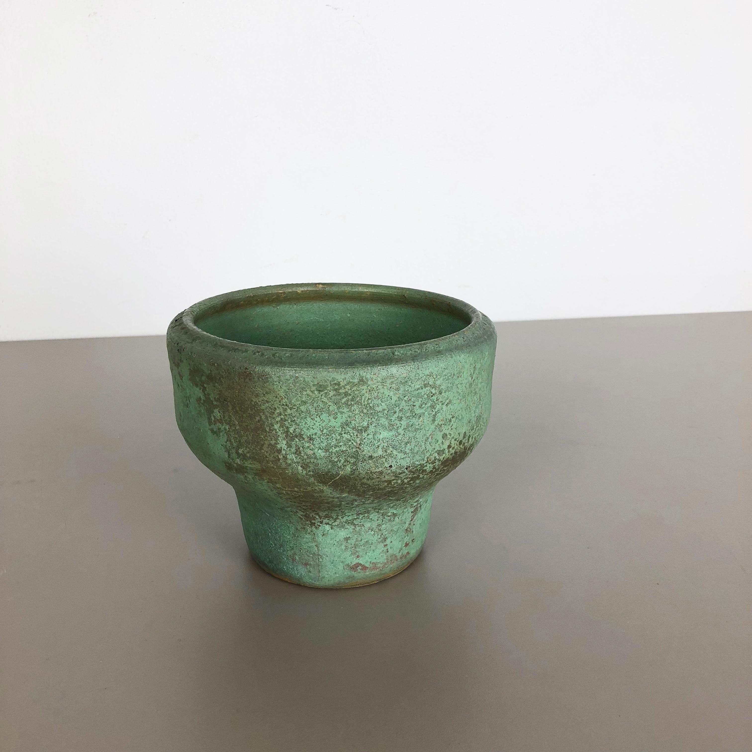 Dutch Original 1960 Ceramic Studio Pottery Vase by Piet Knepper for Mobach Netherlands