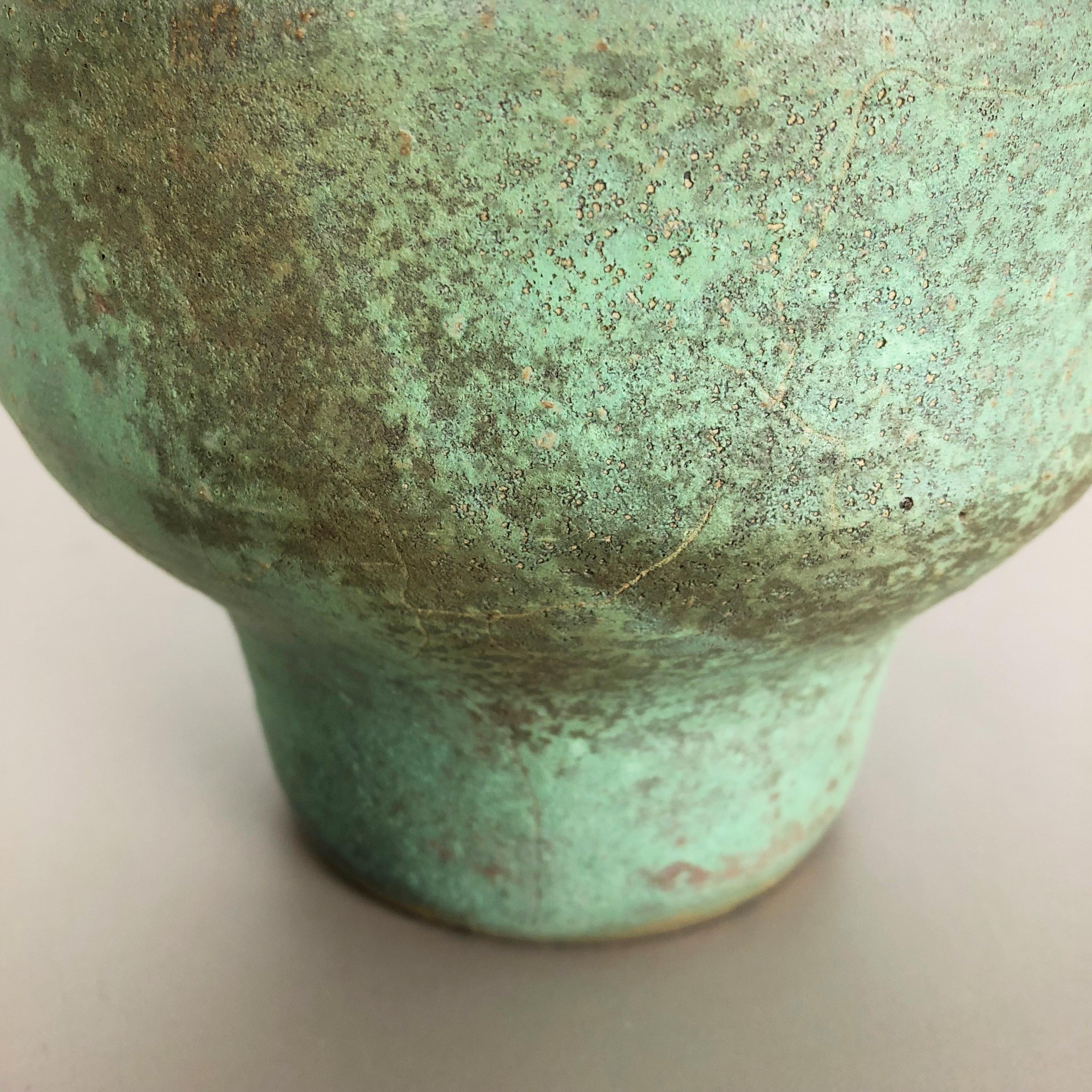 20th Century Original 1960 Ceramic Studio Pottery Vase by Piet Knepper for Mobach Netherlands