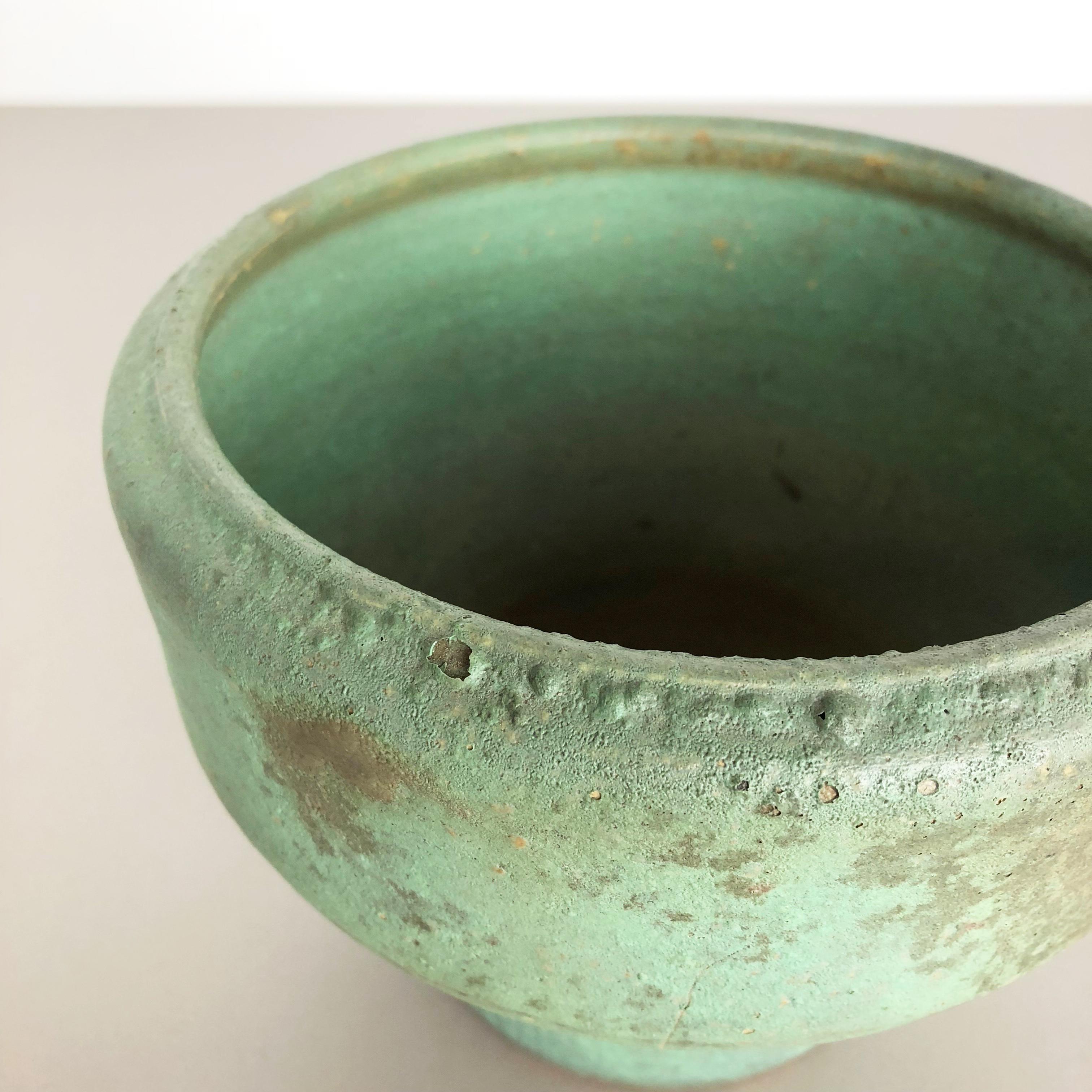 Original 1960 Ceramic Studio Pottery Vase by Piet Knepper for Mobach Netherlands 1