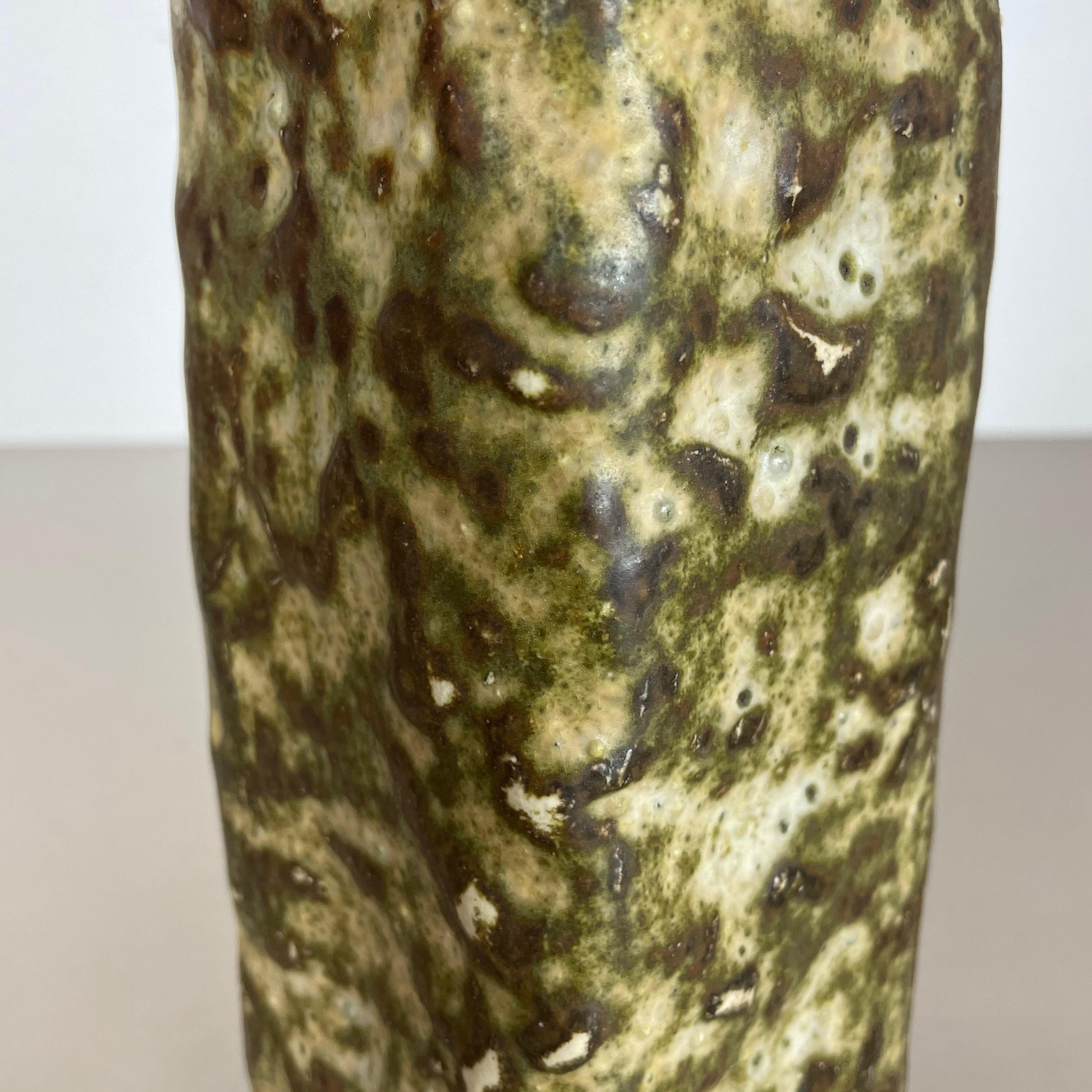 Original 1960 Ceramic Studio Pottery Vase by Piet Knepper for Mobach Netherlands For Sale 1