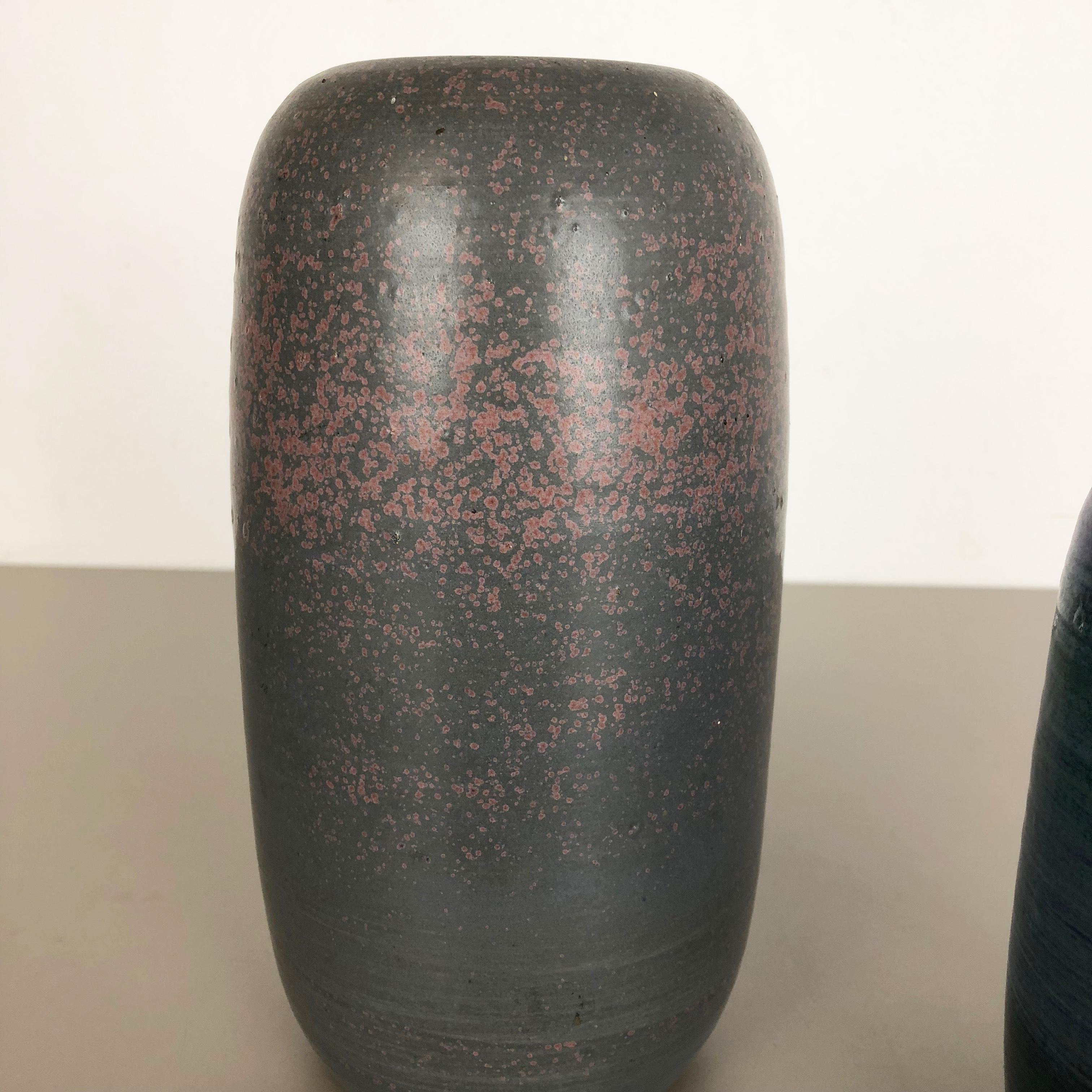 Original 1970 Ceramic Studio Pottery Vase by Piet Knepper for Mobach Netherlands 3