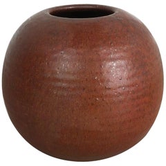 Original 1960 Ceramic Studio Pottery Vase by Piet Knepper for Mobach Netherlands