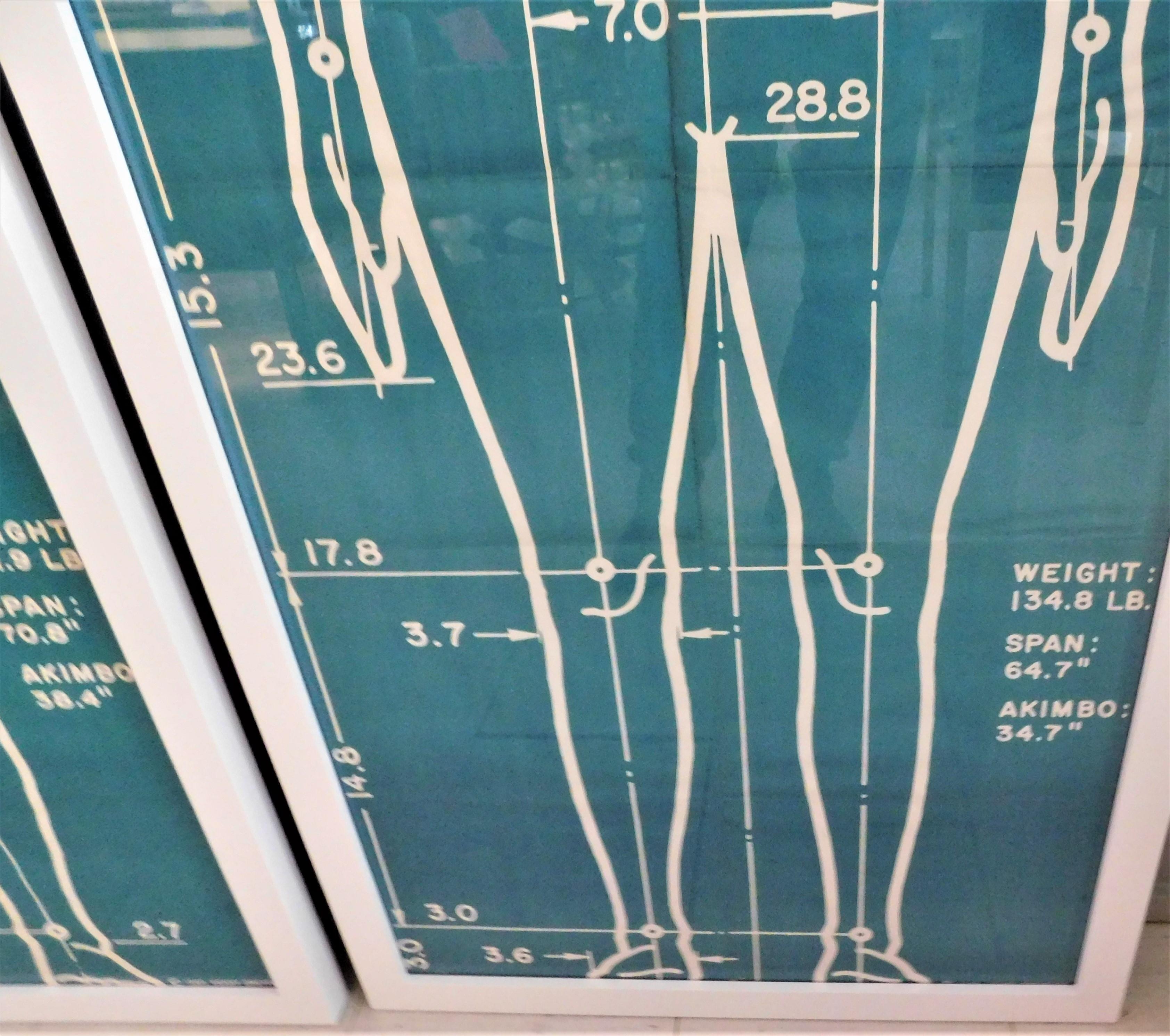 Affiches originales de 1960 « The Measure of Man » Henry Dreyfuss Library of Design Bon état à Hamilton, Ontario