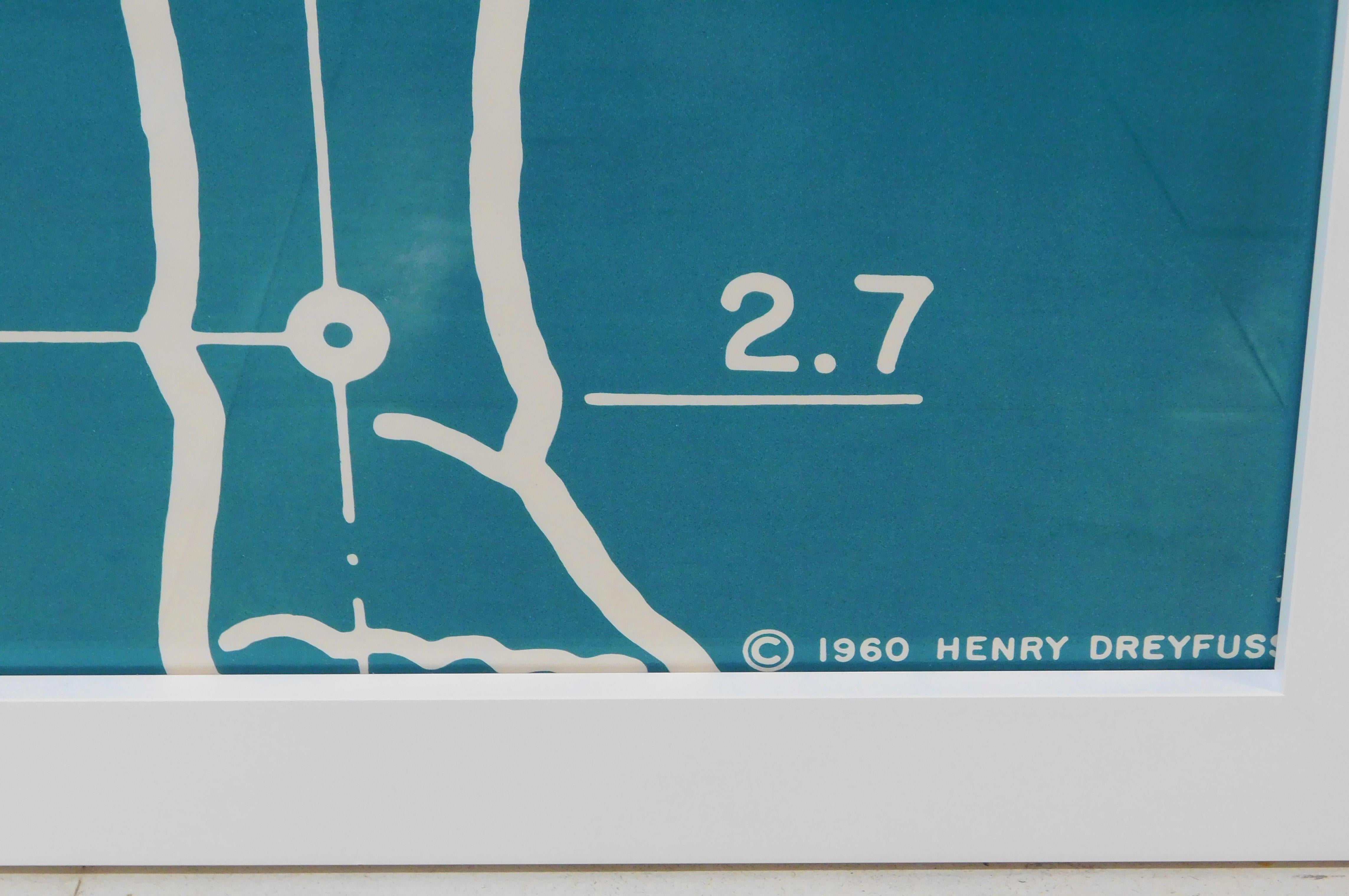 Milieu du XXe siècle Affiches originales de 1960 « The Measure of Man » Henry Dreyfuss Library of Design