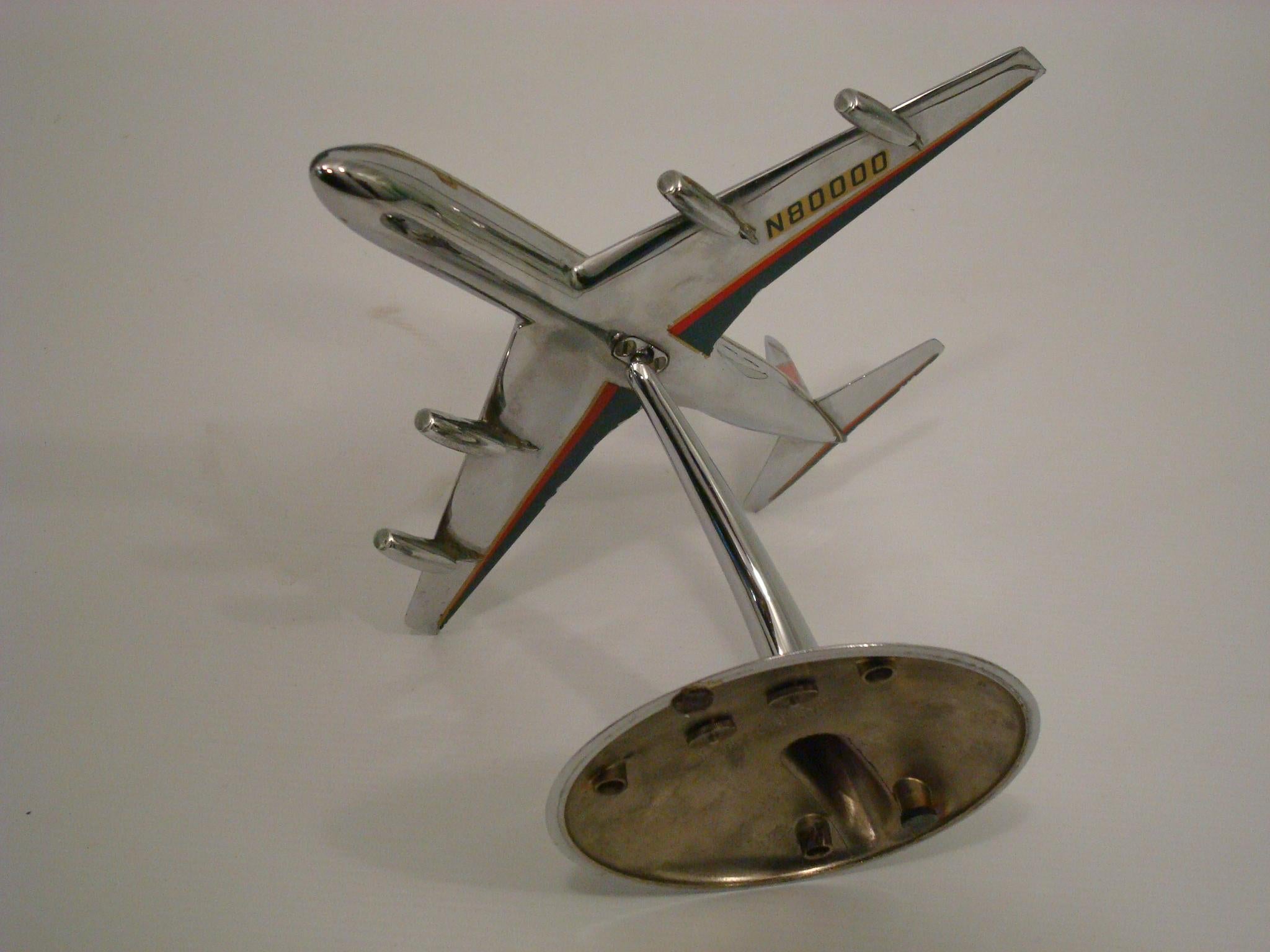 Original 1960´s McDonnell Douglas DC-8 Desk Model, Mid Century 3
