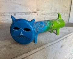 Original 1960's Bittosi / Raymor Cat-shaped figure by Aldo Londi